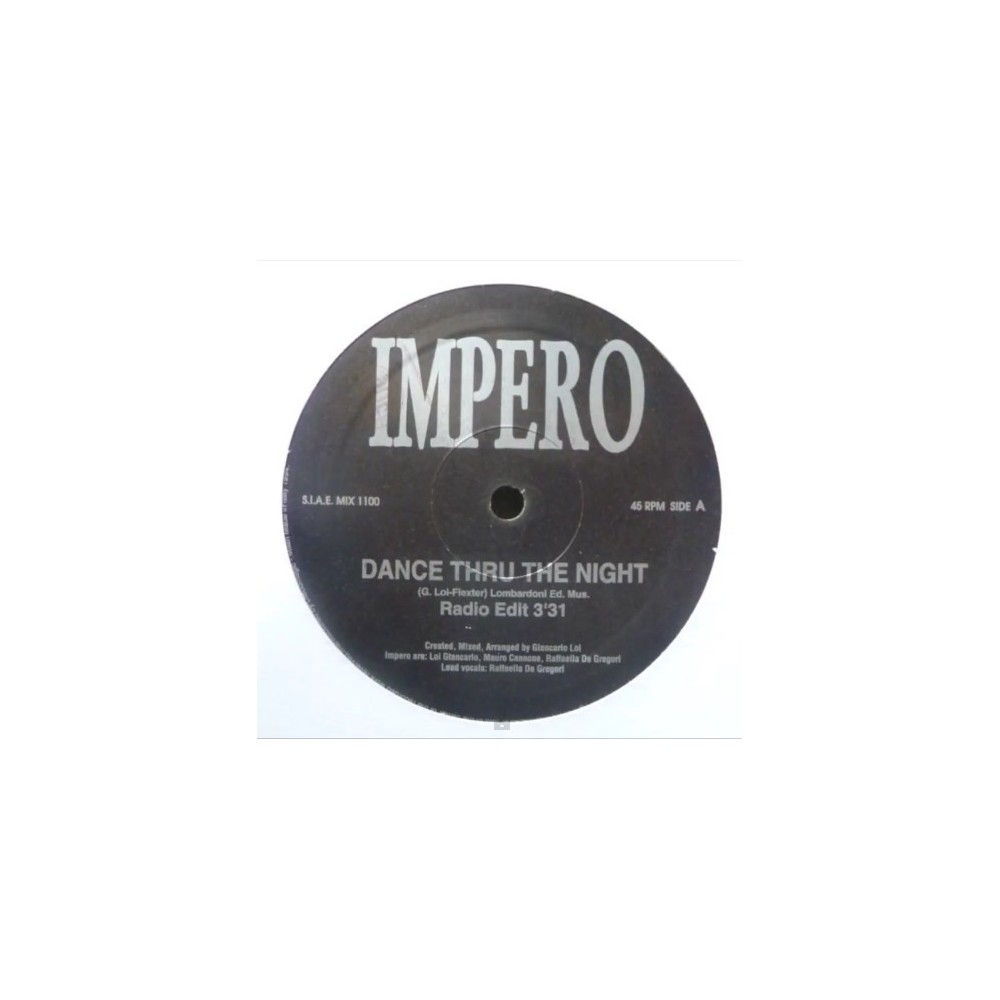 Impero ‎– Dance Thru The Night