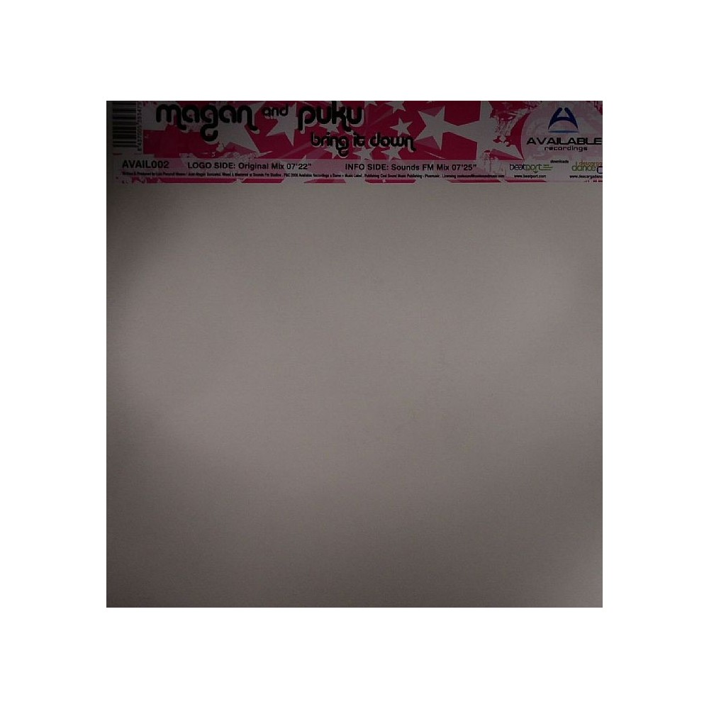 Magan And Puku ‎– Bring It Down