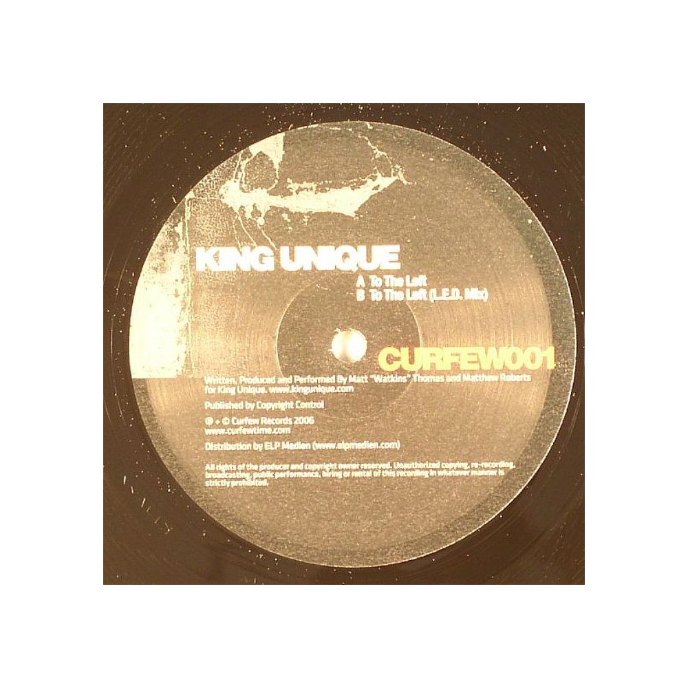 King Unique ‎– To The Left 