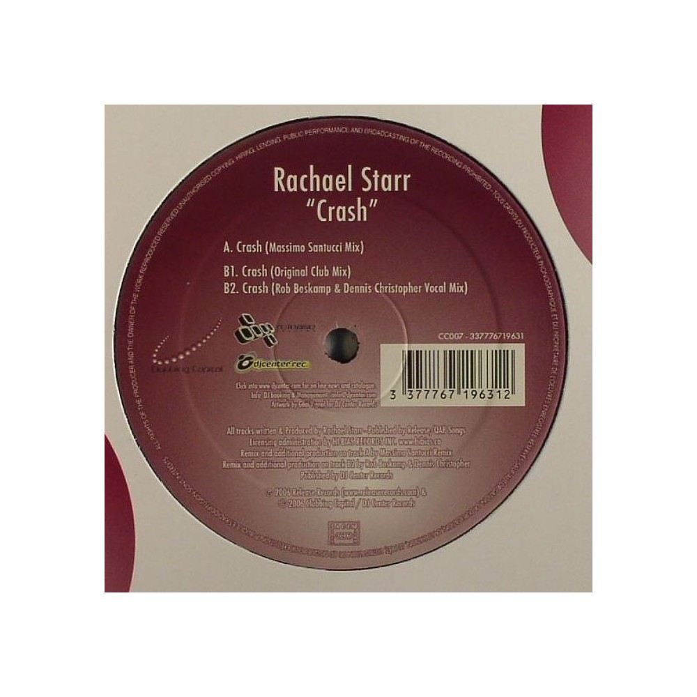 Rachael Starr ‎– Crash 