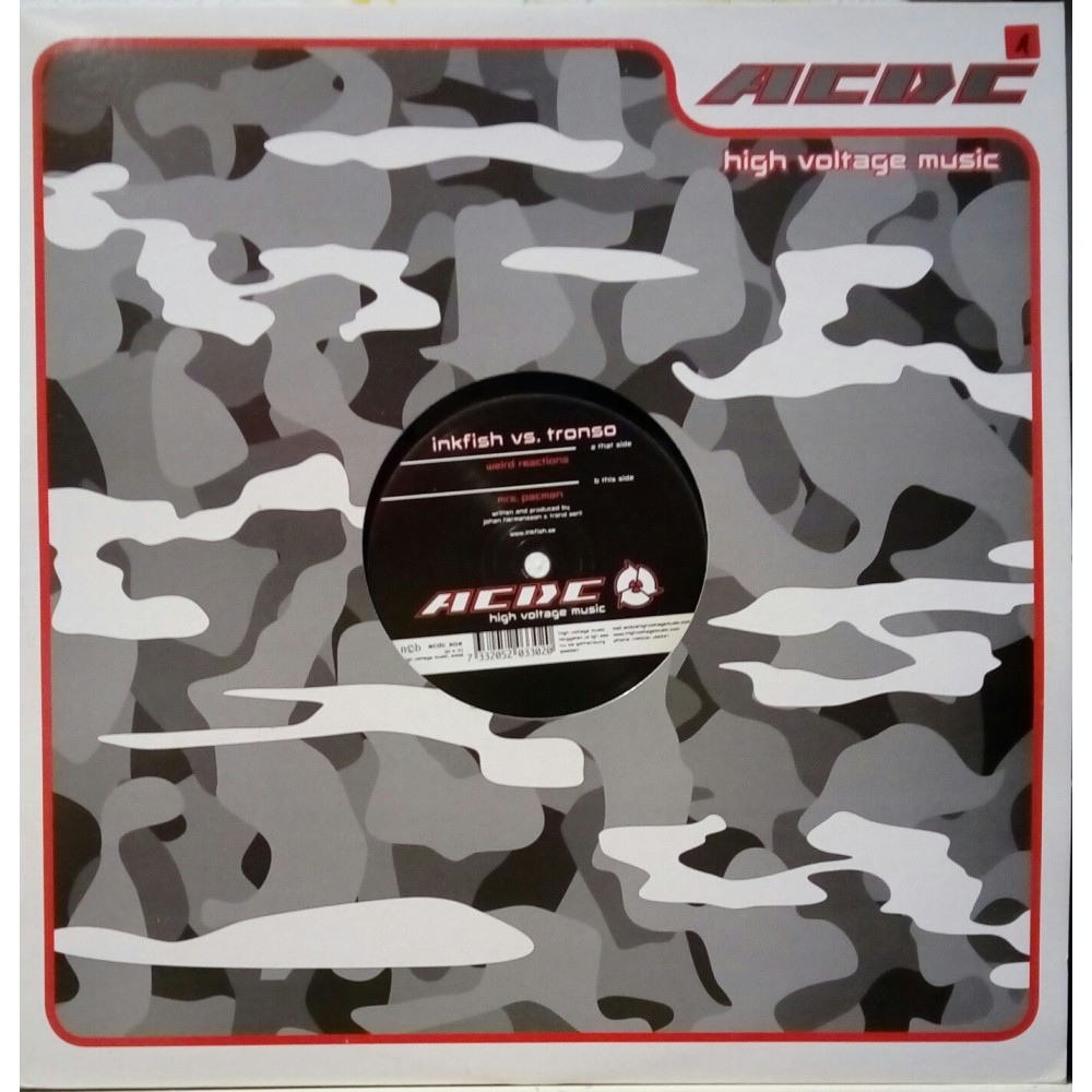 Inkfish vs. Tronso ‎– Weird Reactions / Mrs Pacman (TECH-HOUSE)