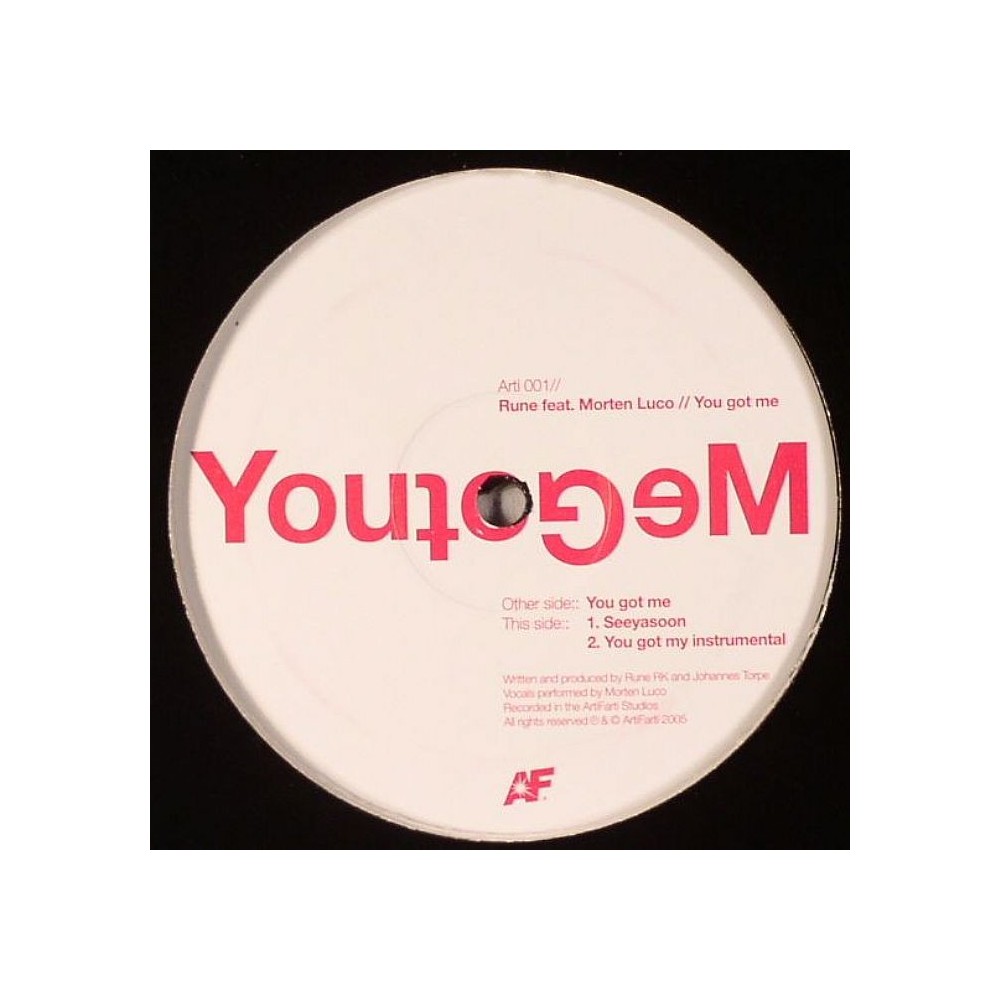 Rune Feat. Morten Luco ‎– You Got Me