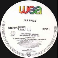 Sir Prize ‎– Declaration (Dipdipda)