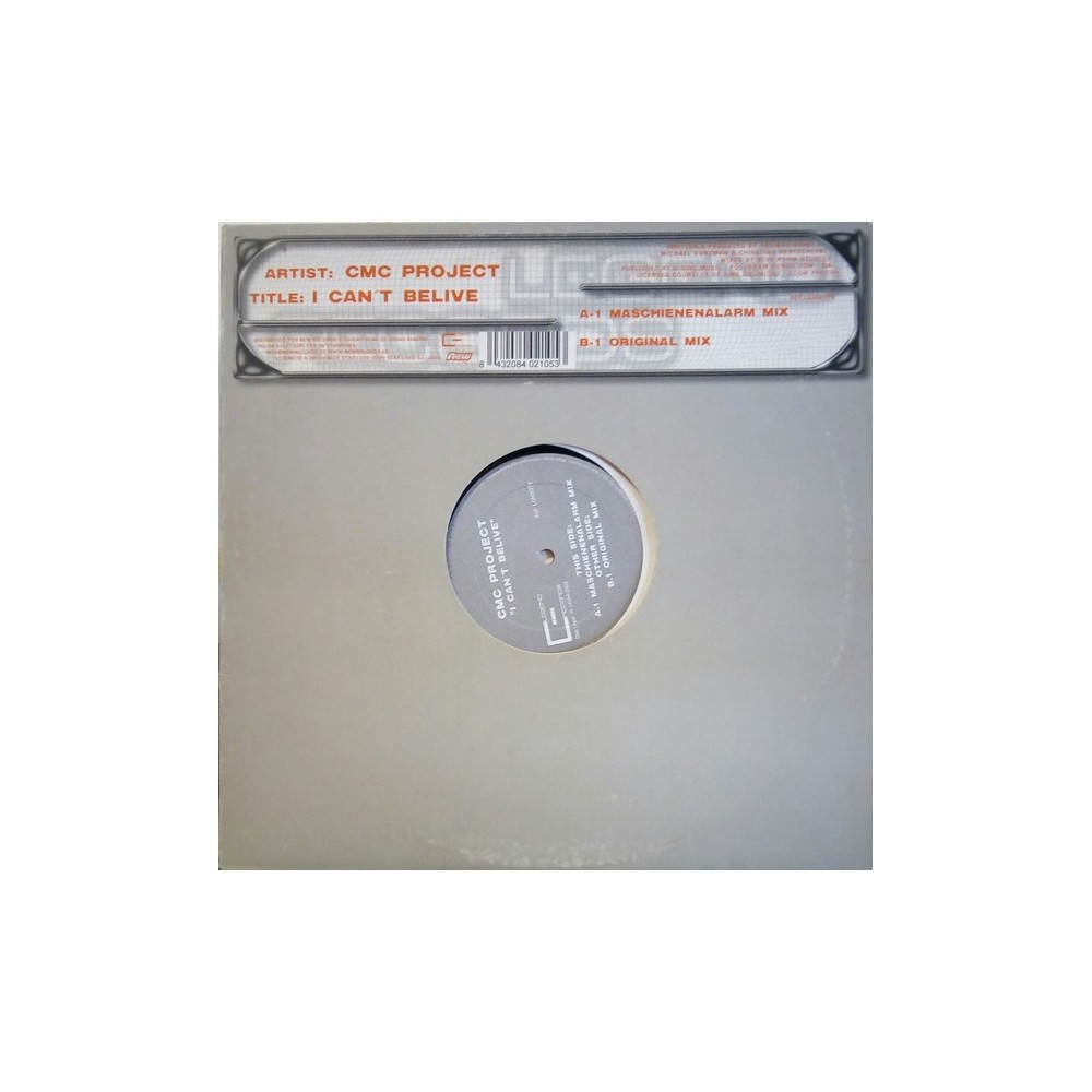 CMC Project ‎– I Can't Believe