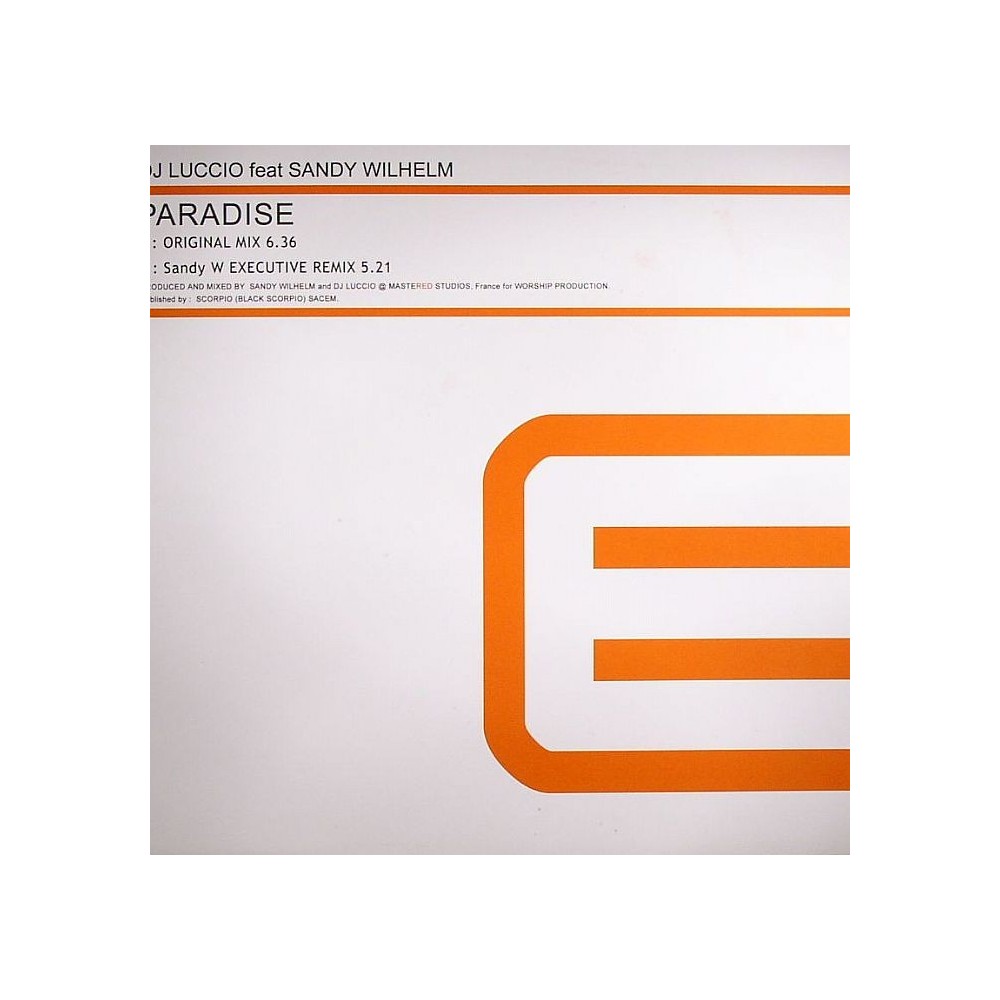 DJ Luccio Feat Sandy Wilhelm ‎– Paradise