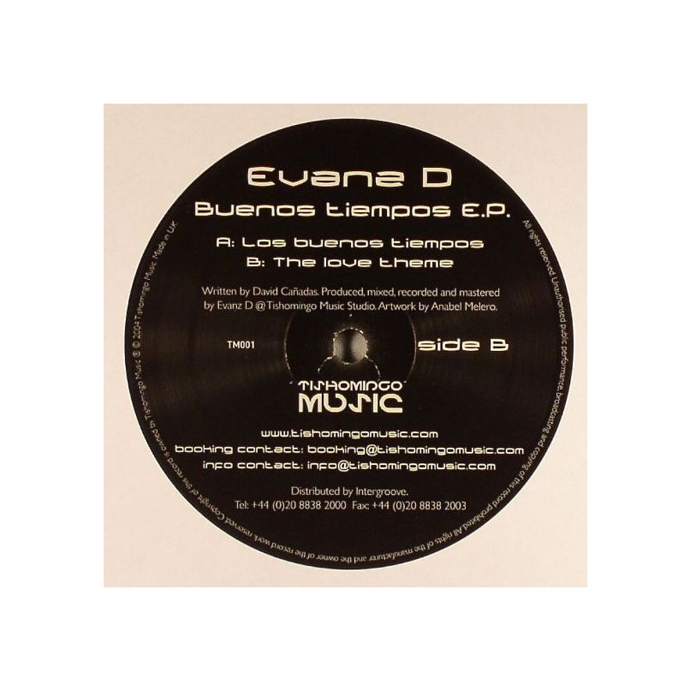 Evanz D ‎– Buenos Tiempos EP