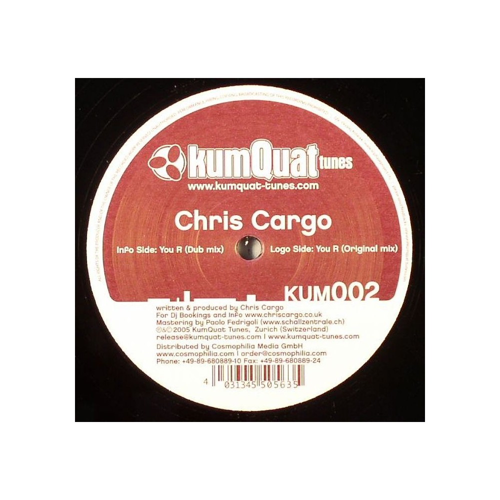 Chris Cargo ‎– You R 