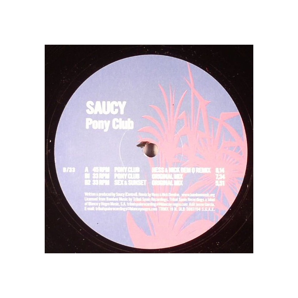 Saucy ‎– Pony Club