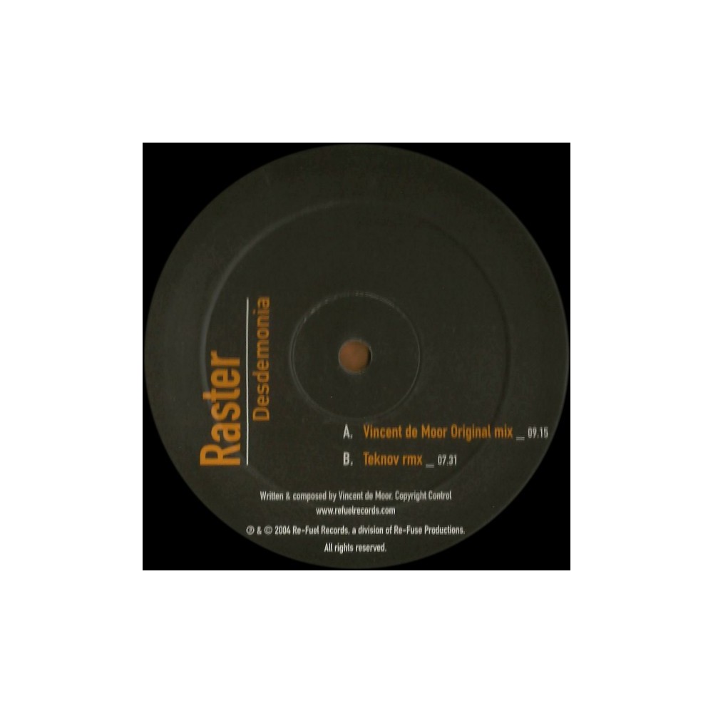 Raster  ‎– Desdemonia (Vincent De Moor remix)