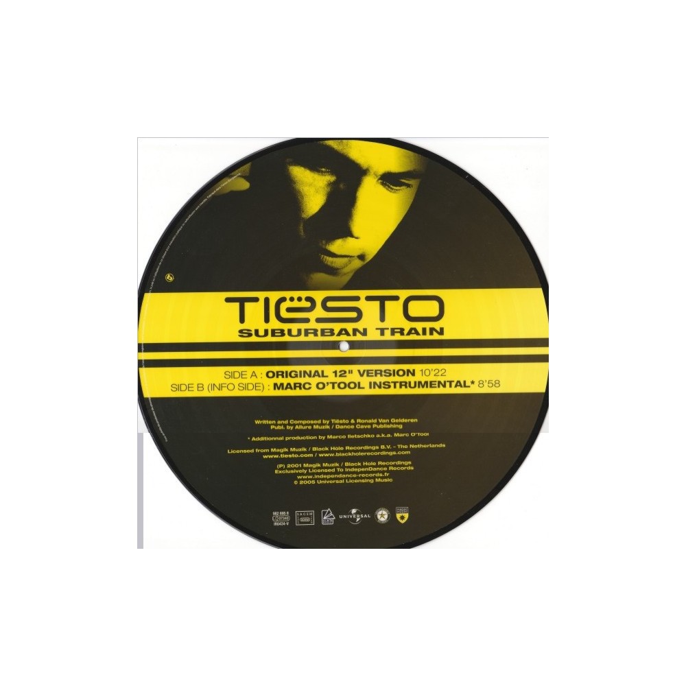 DJ Tiësto ‎– Suburban / Urban Train 