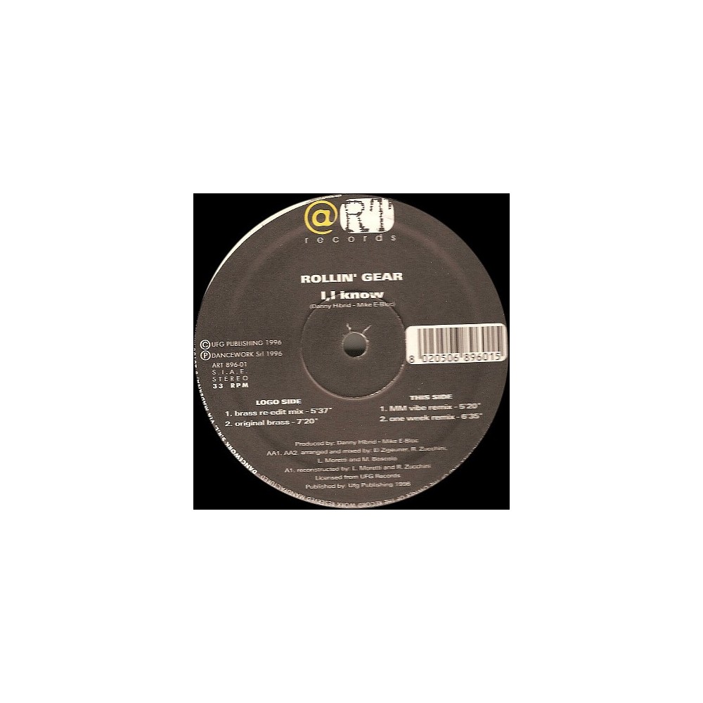 Rollin' Gear ‎– I, I Know (SONIDO ACTV)