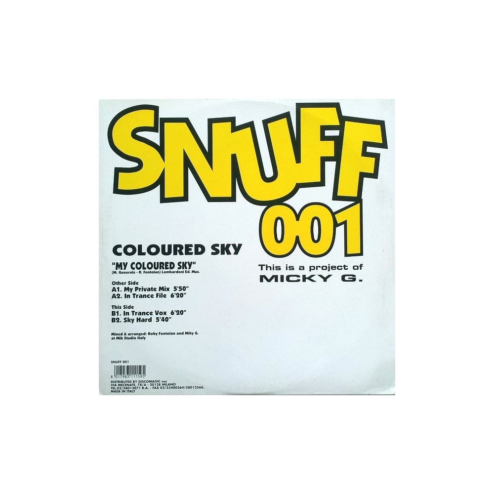 Coloured Sky ‎– My Coloured Sky