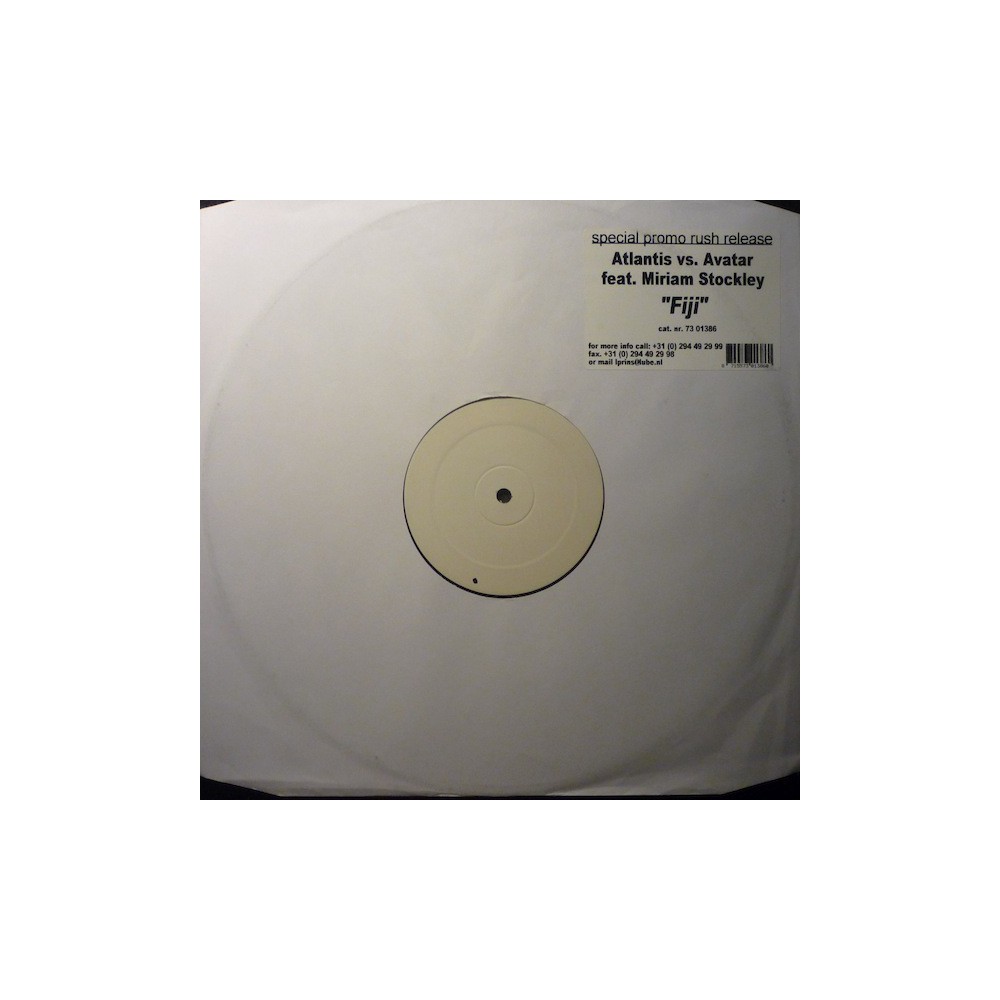Atlantis Vs Avatar - Fiji(2 MANO,TEST PRESSING)