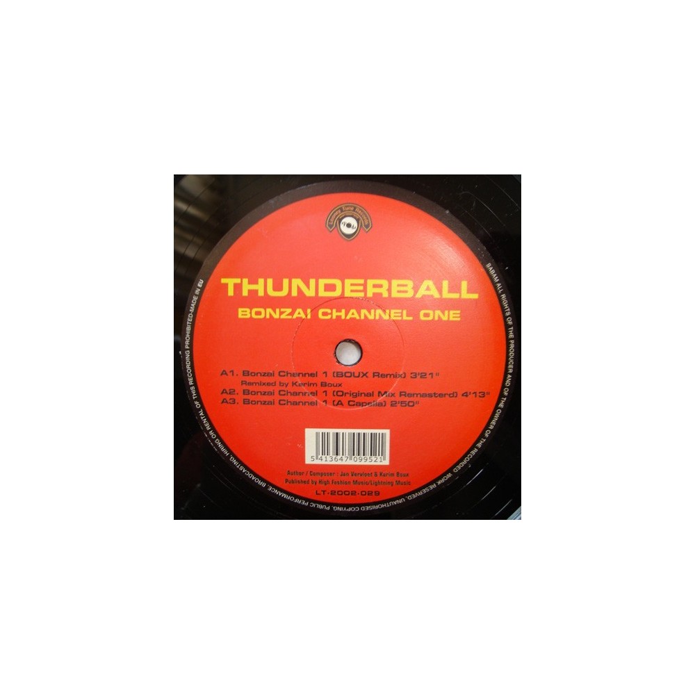 Thunderball ‎– Bonzai Channel One (Remixes) 