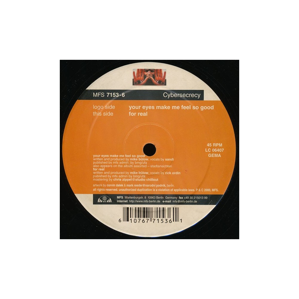 Cybersecrecy ‎– Your Eyes Make Me Feel So Good