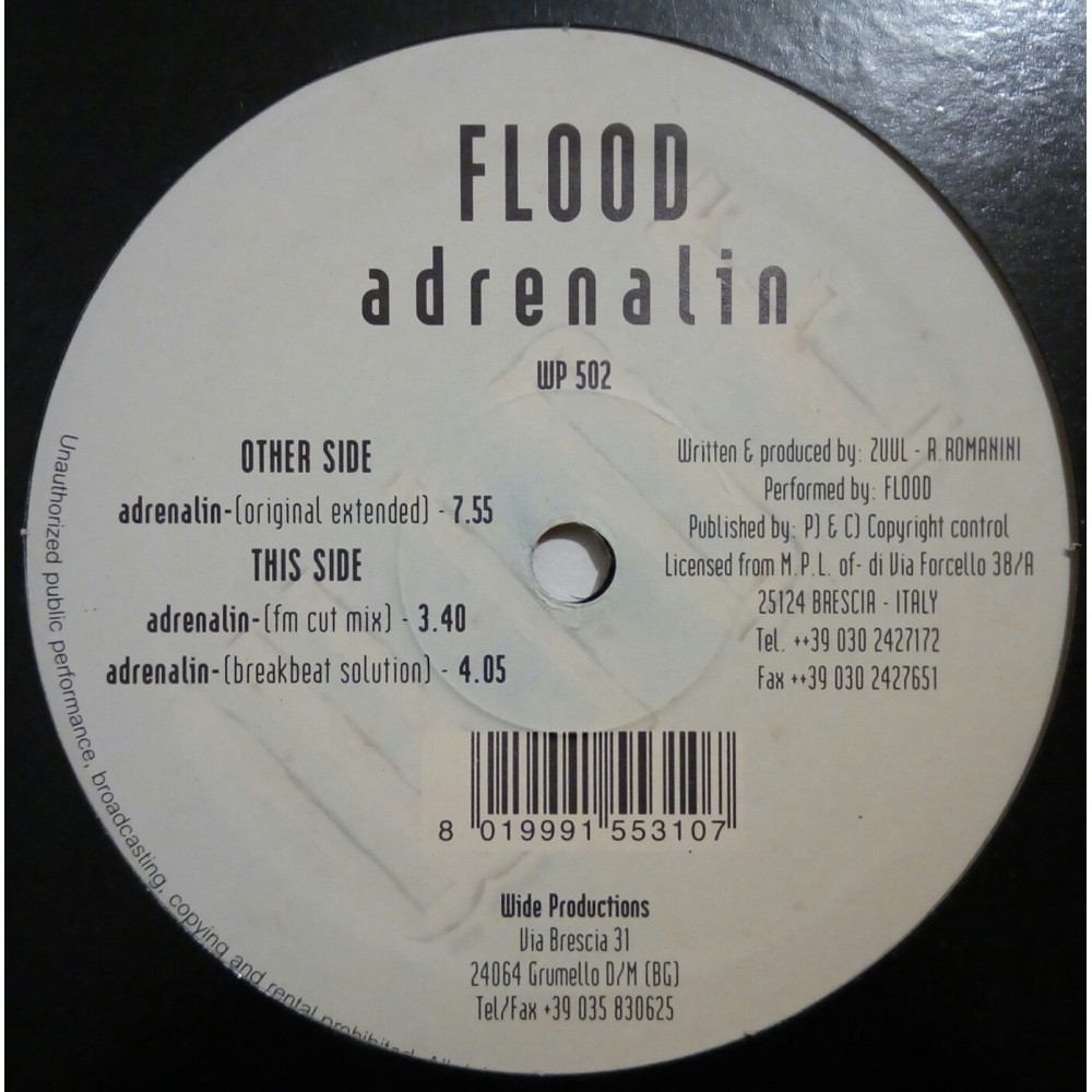 Flood ‎– Adrenalin