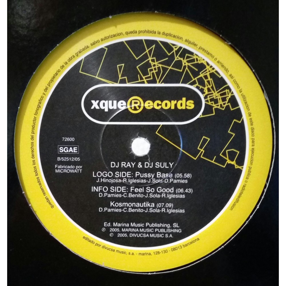 DJ Ray & DJ Suly ‎– Kosmonautika
