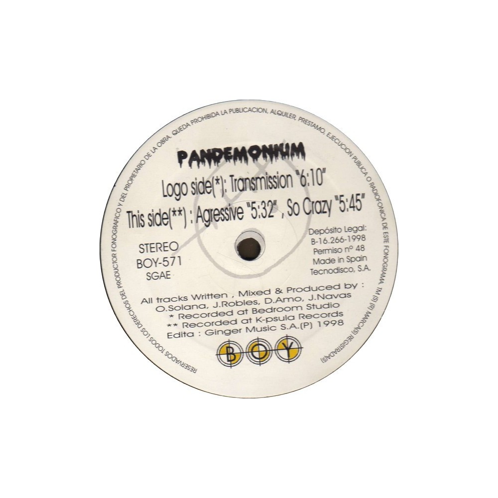 Pandemonium - Transmission