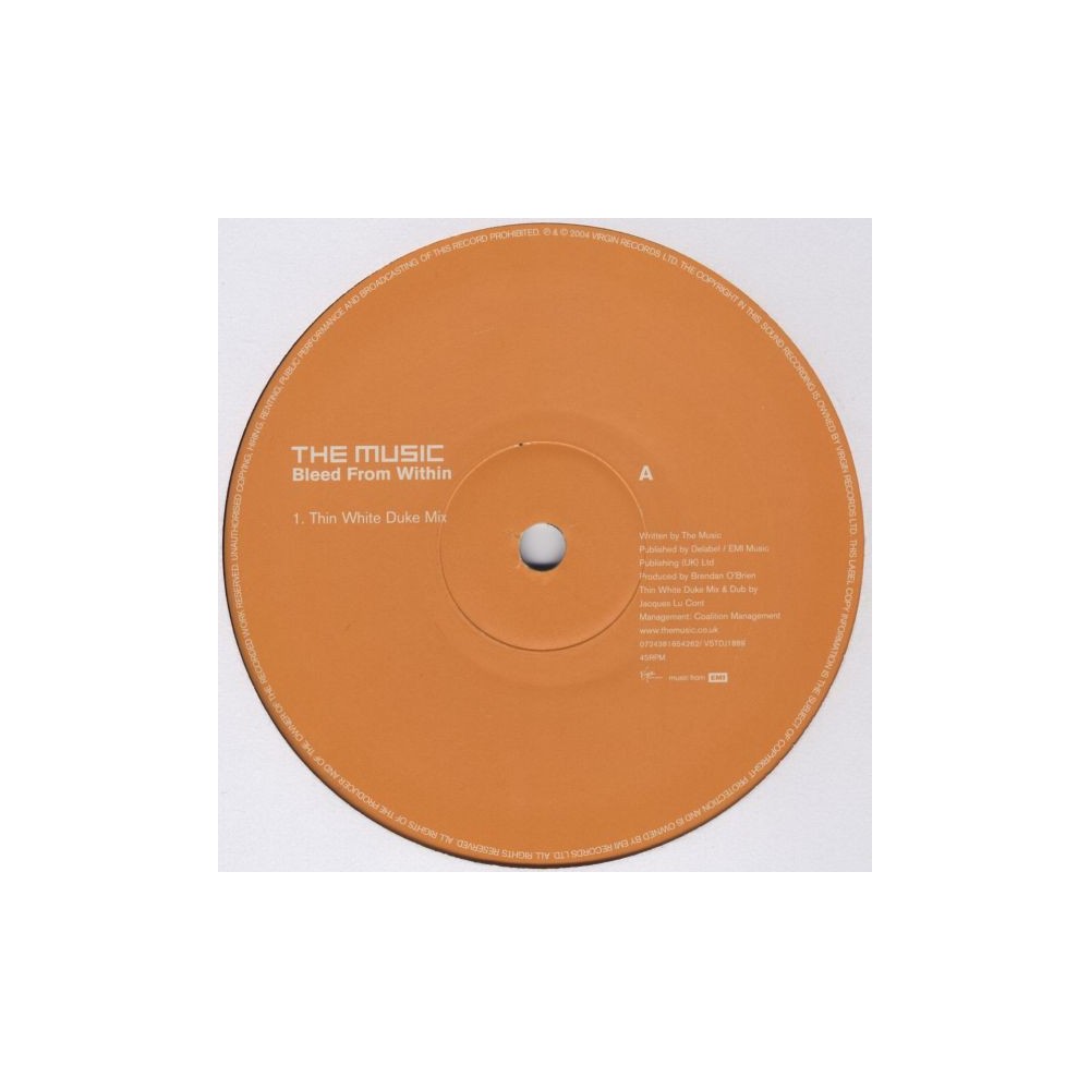 The Music ‎– Bleed From Within (Thin White Duke Mixes) 