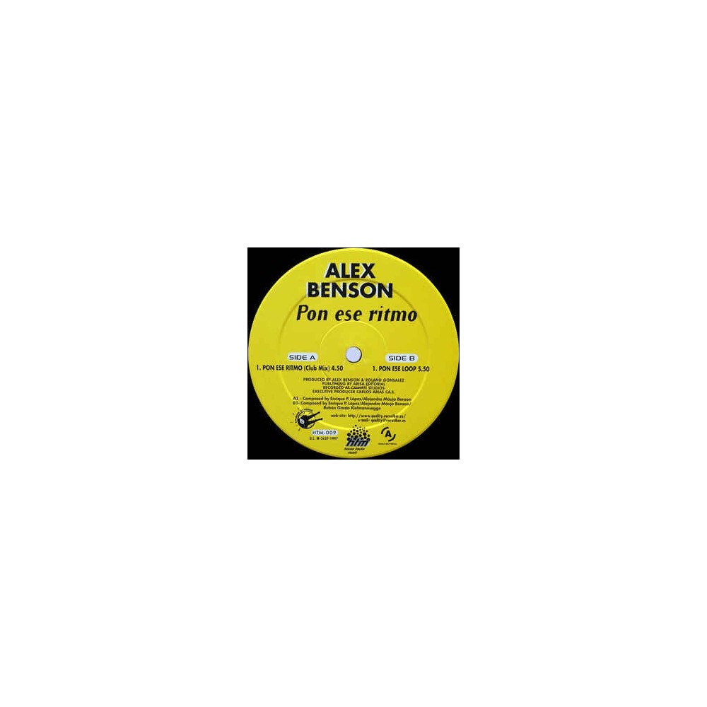 Alex Benson ‎– Pon Ese Ritmo 