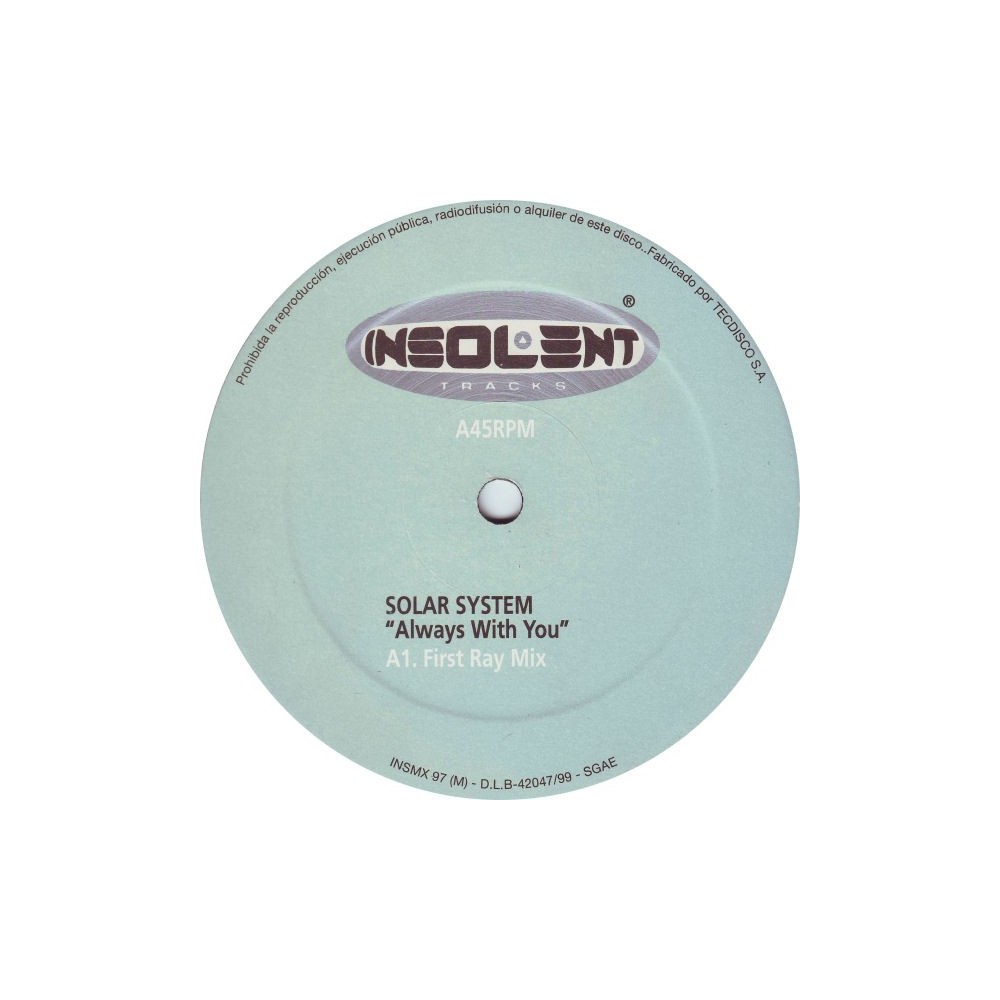 Solar System - Always With You (TEMAZO COLISEUM¡¡)