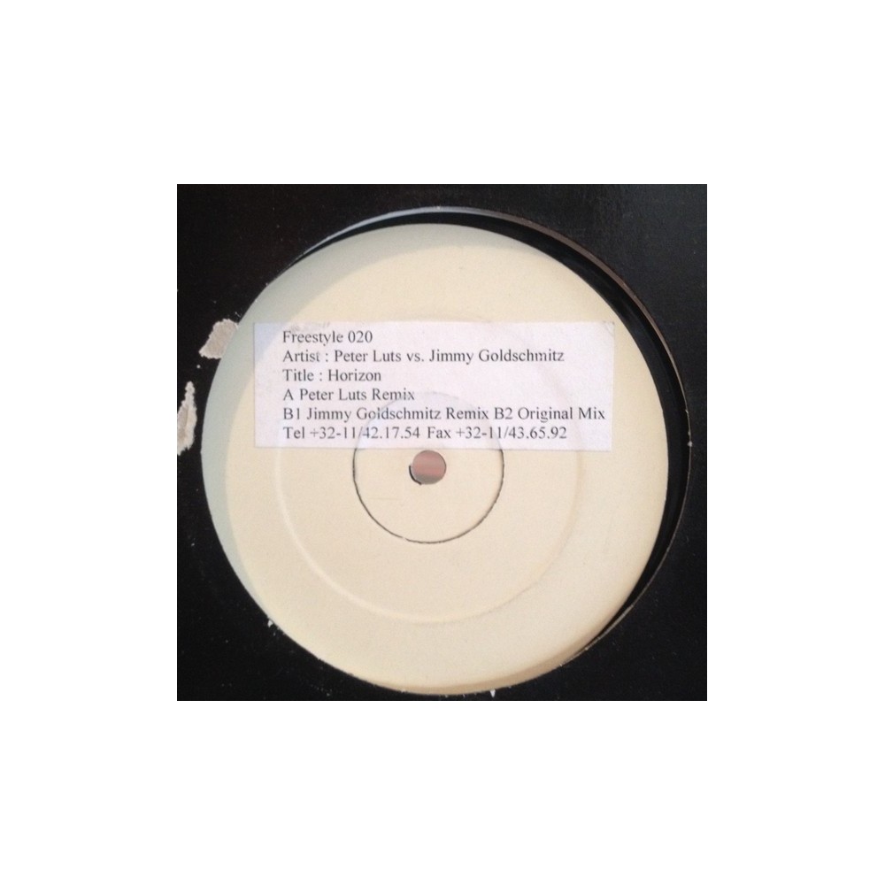 Jimmy Goldschmitz vs. Peter Luts – Horizon (TEST PRESSING)