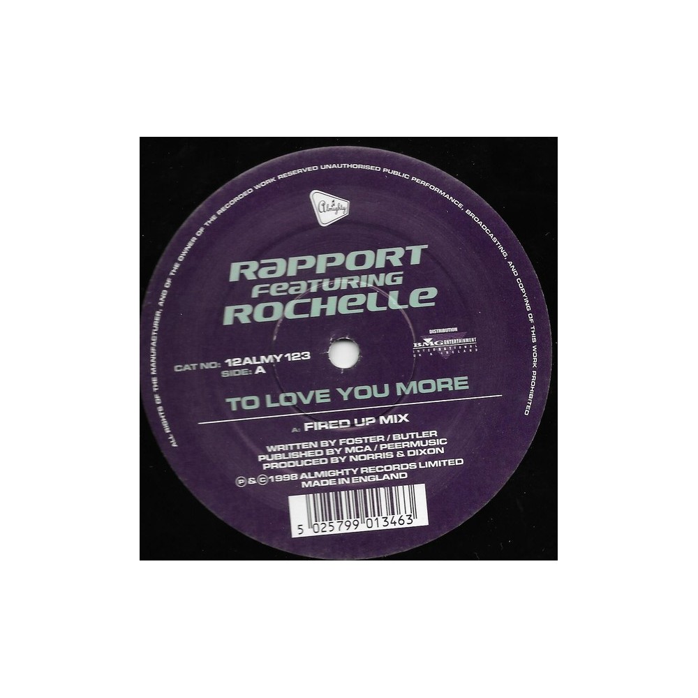 Rapport Featuring Rochelle  – To Love You More (TEMAZO MUY BUSCADO¡¡¡)