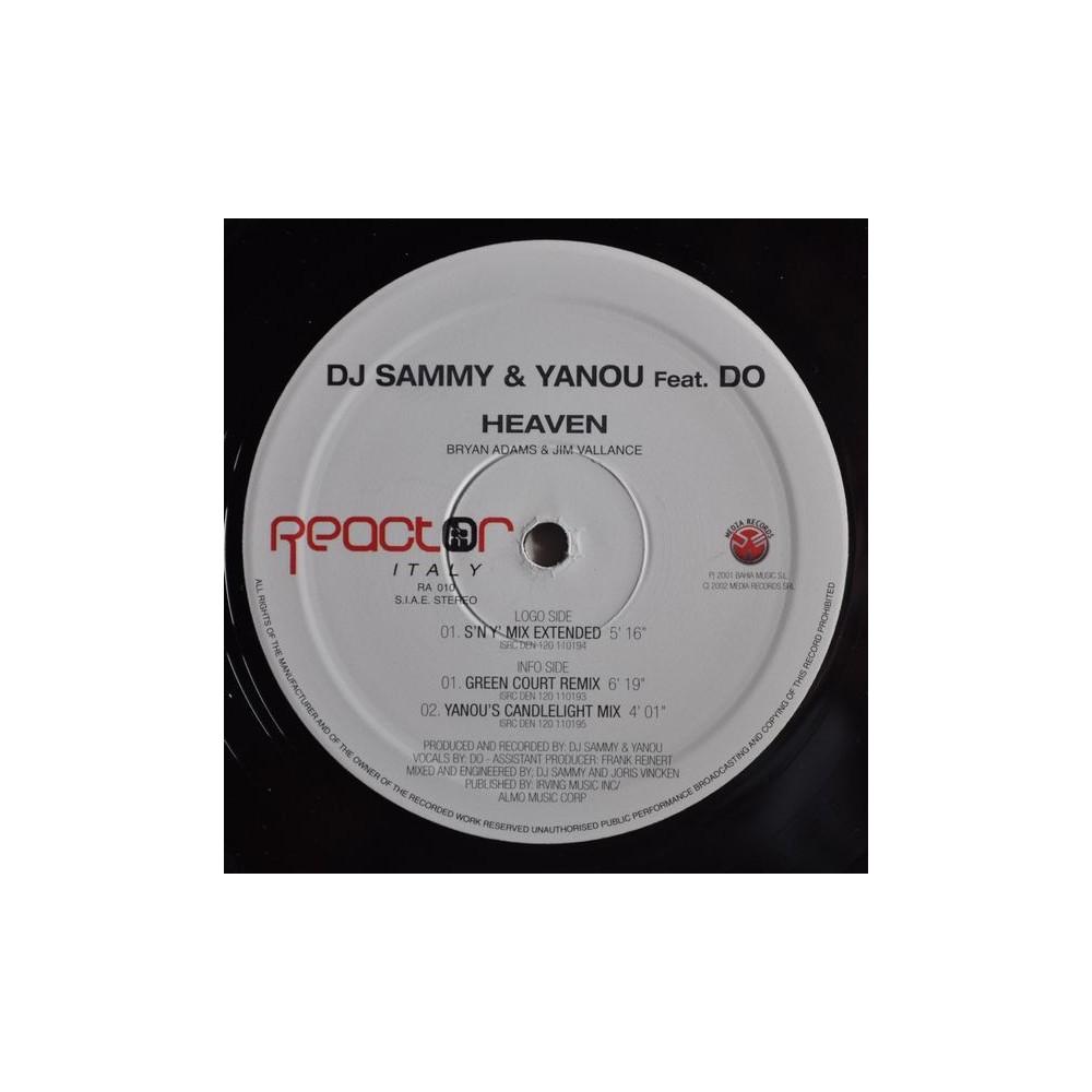 DJ Sammy & Yanou Featuring Do - Heaven (MUUUUYY BONITO¡¡)