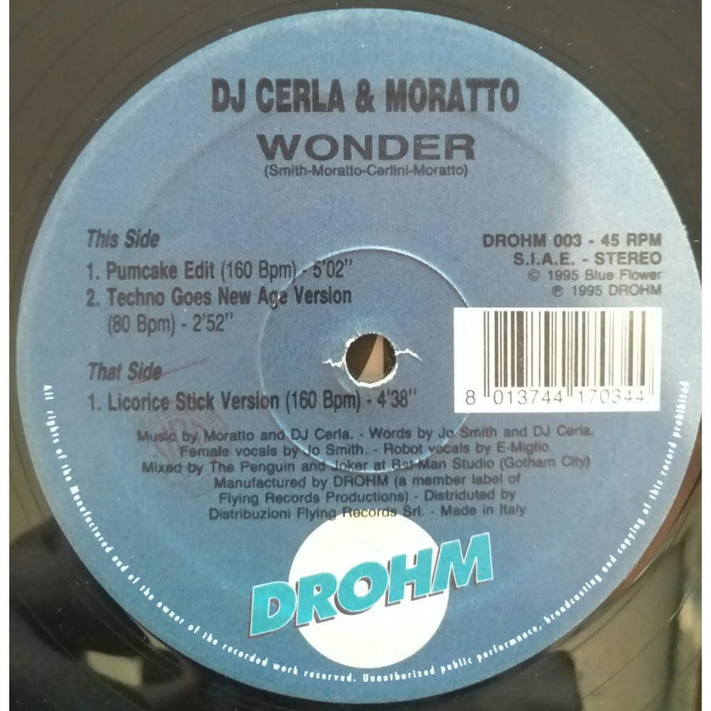 DJ Cerla & Moratto ‎– Wonder