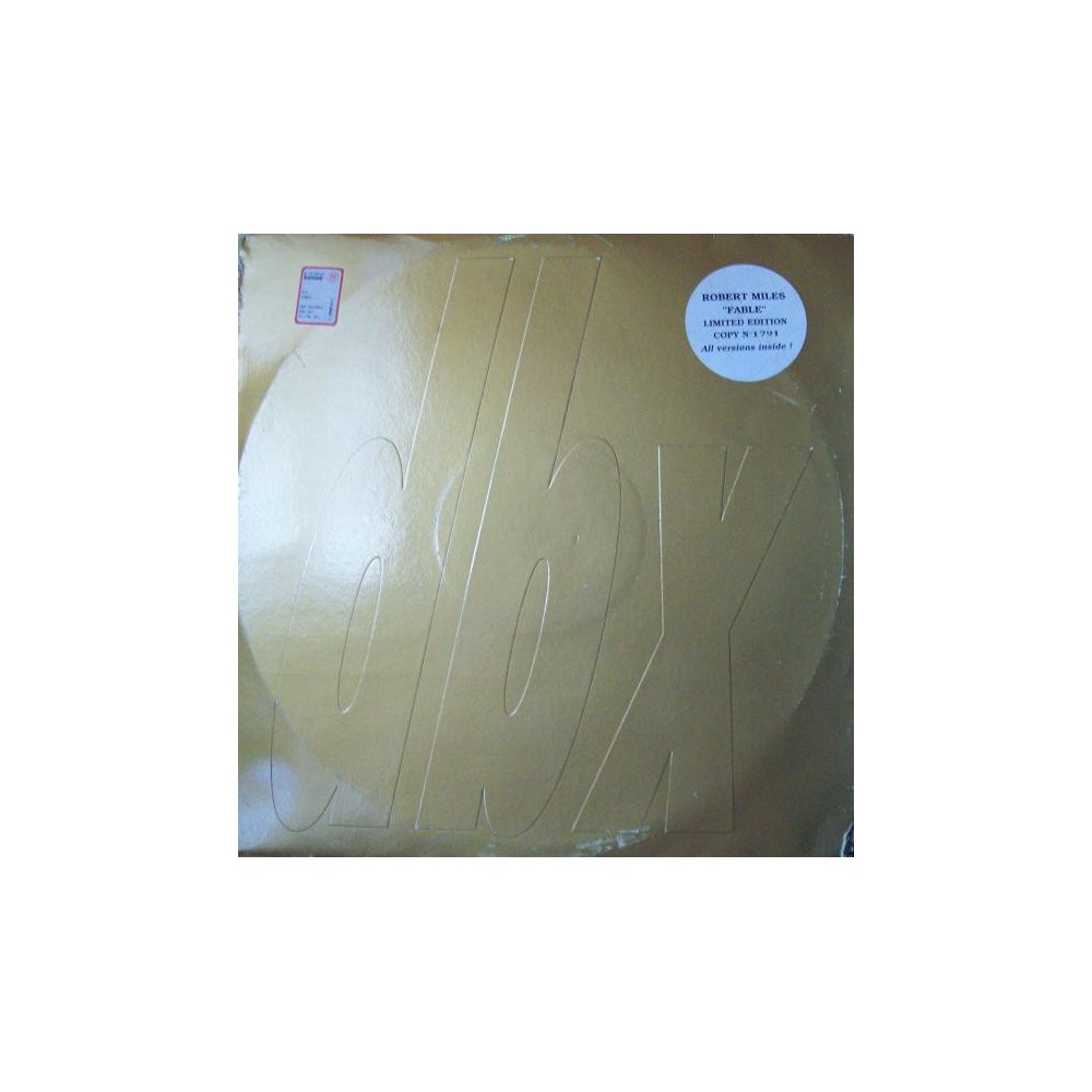 Robert Miles ‎– Fable (DBX RECORDS)
