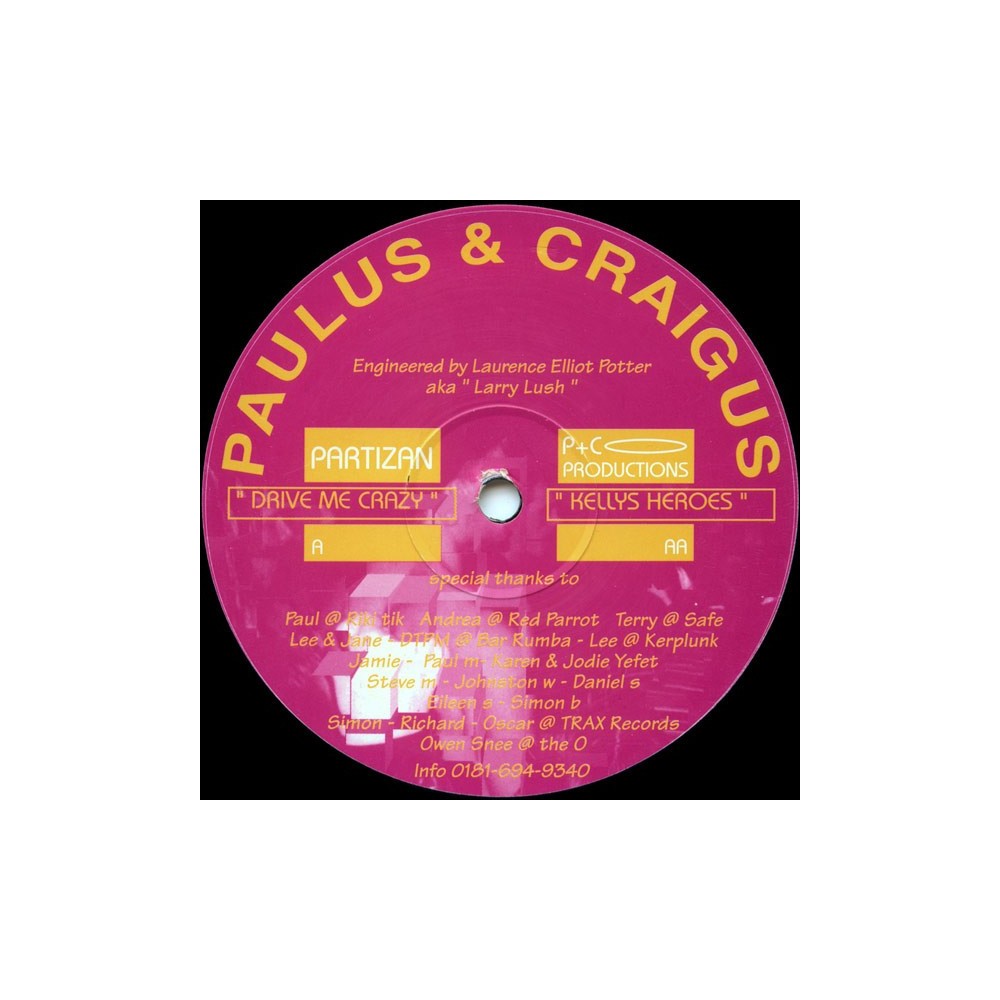 Partizan ‎– Drive Me Crazy 