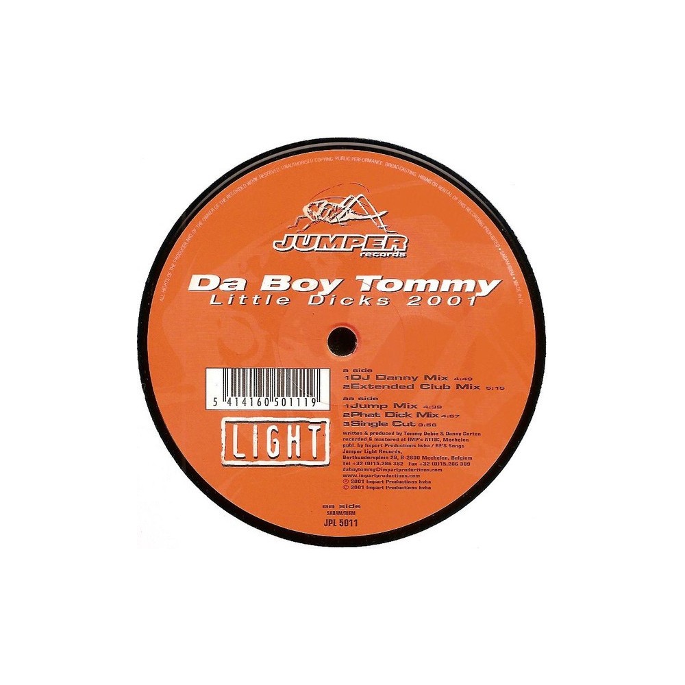 Da Boy Tommy  - Little Dicks 2001