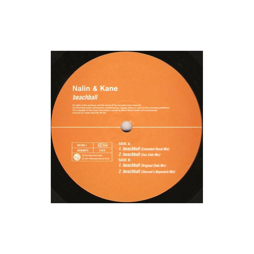 Nalin & Kane ‎– Beachball (CORTE VOCAL¡)