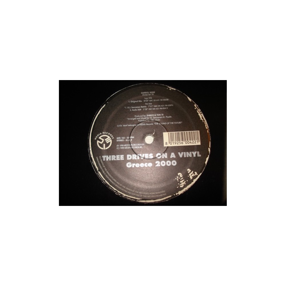 Three Drives On A Vinyl ‎– Greece 2000 (GFB RECORDS)