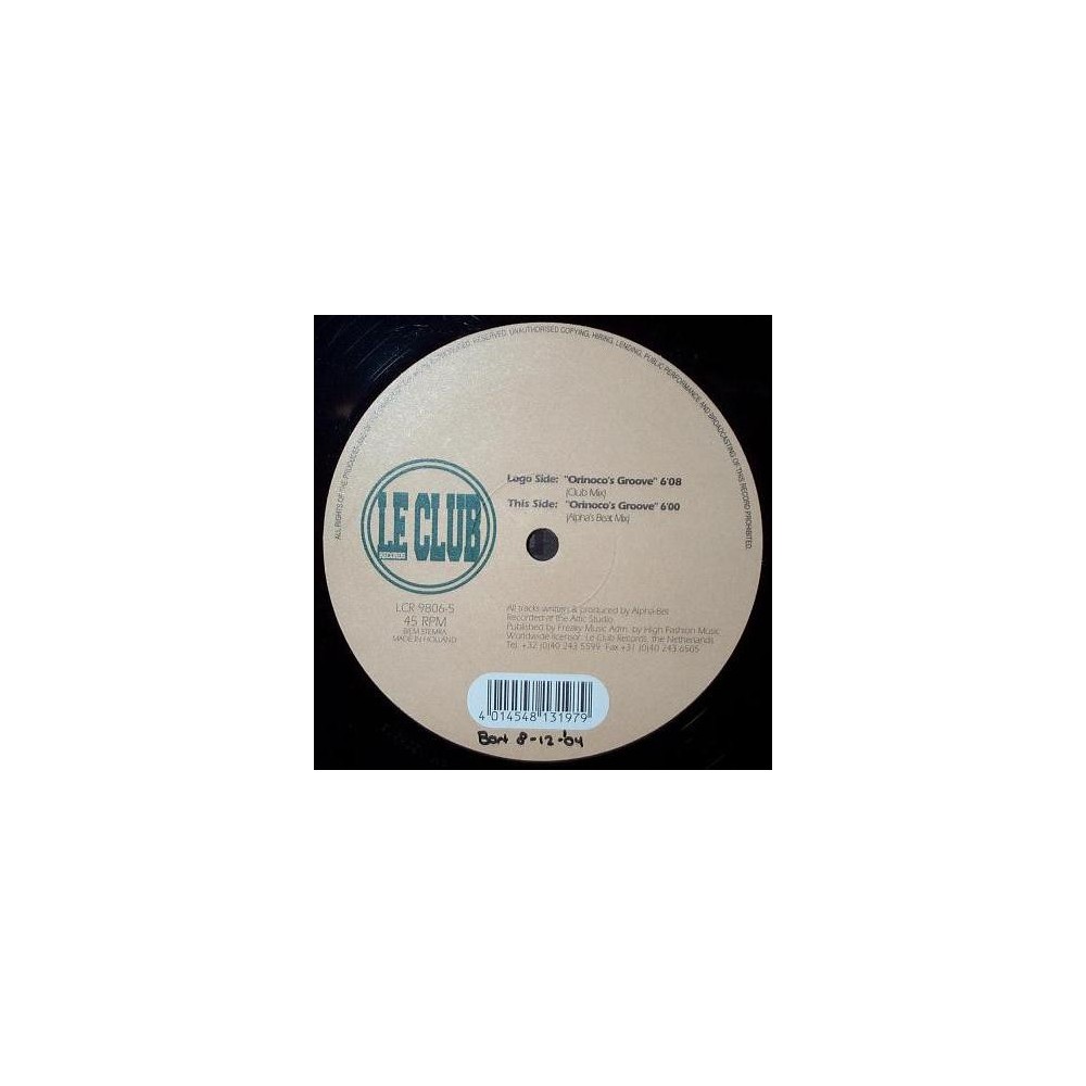 Orin-co - Orinoco's Groove (TEMAZO HARDHOUSE DJ MARTA¡¡ COPIA IMPORT)