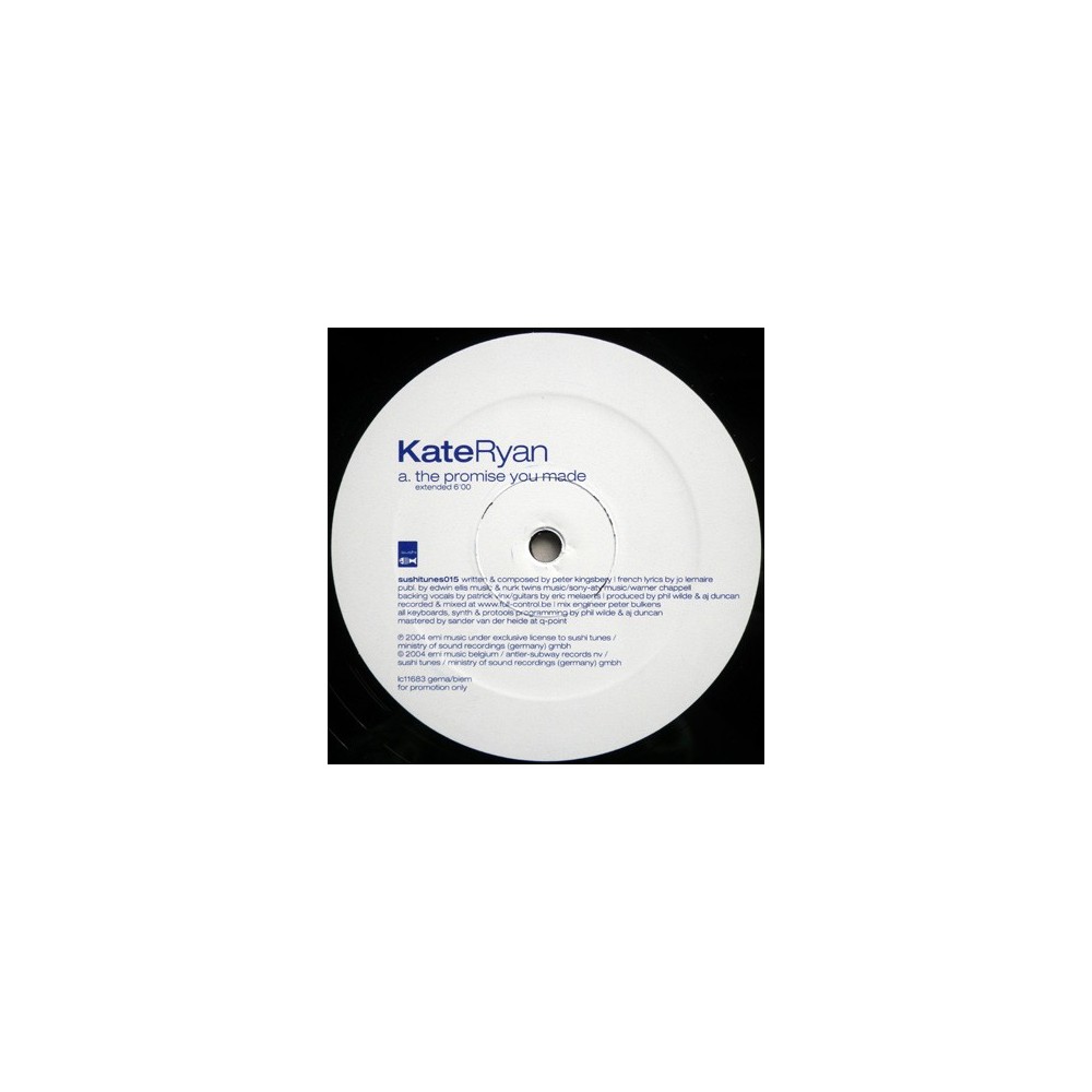 Kate Ryan ‎– The Promise You Made