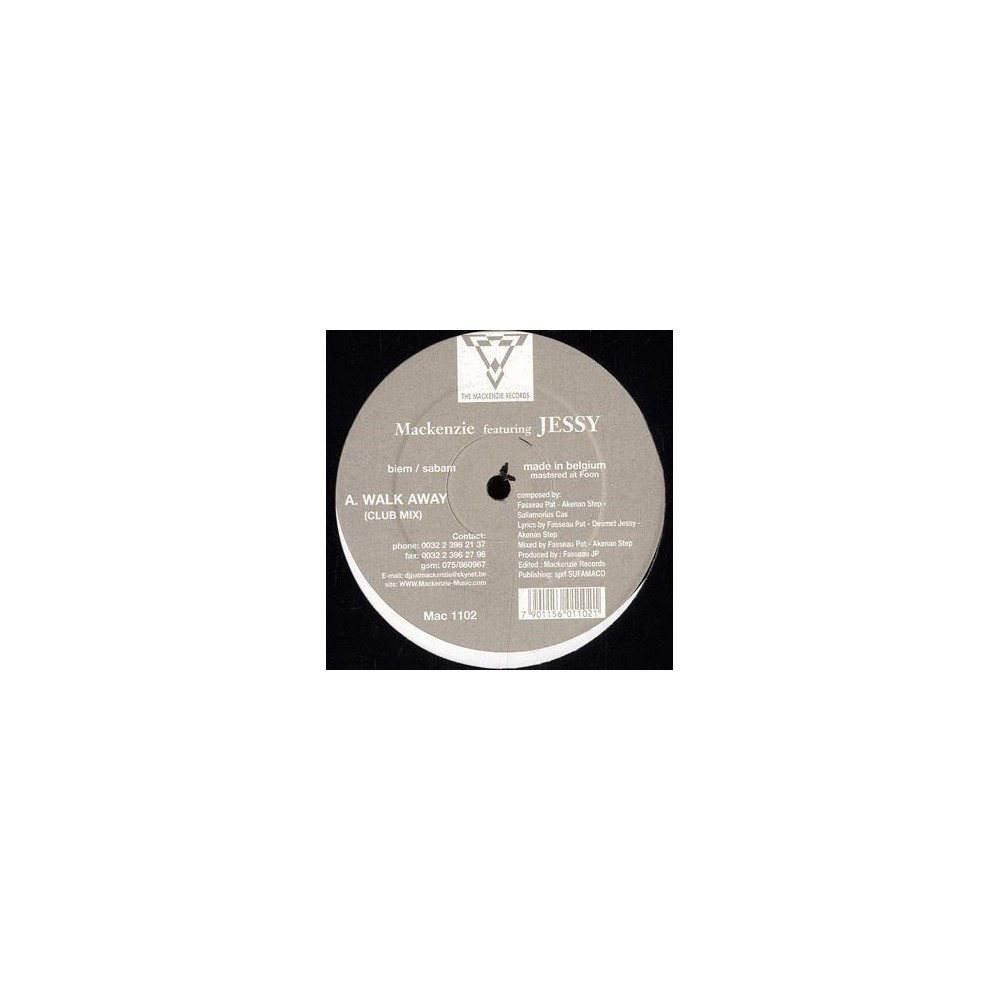 Mackenzie Featuring Jessy ‎– Walk Away 