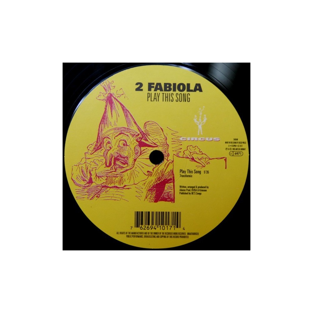 2 Fabiola-Play This Song(REMEMBER DEL BUENO,COPIA IMPORT NUEVA¡¡)