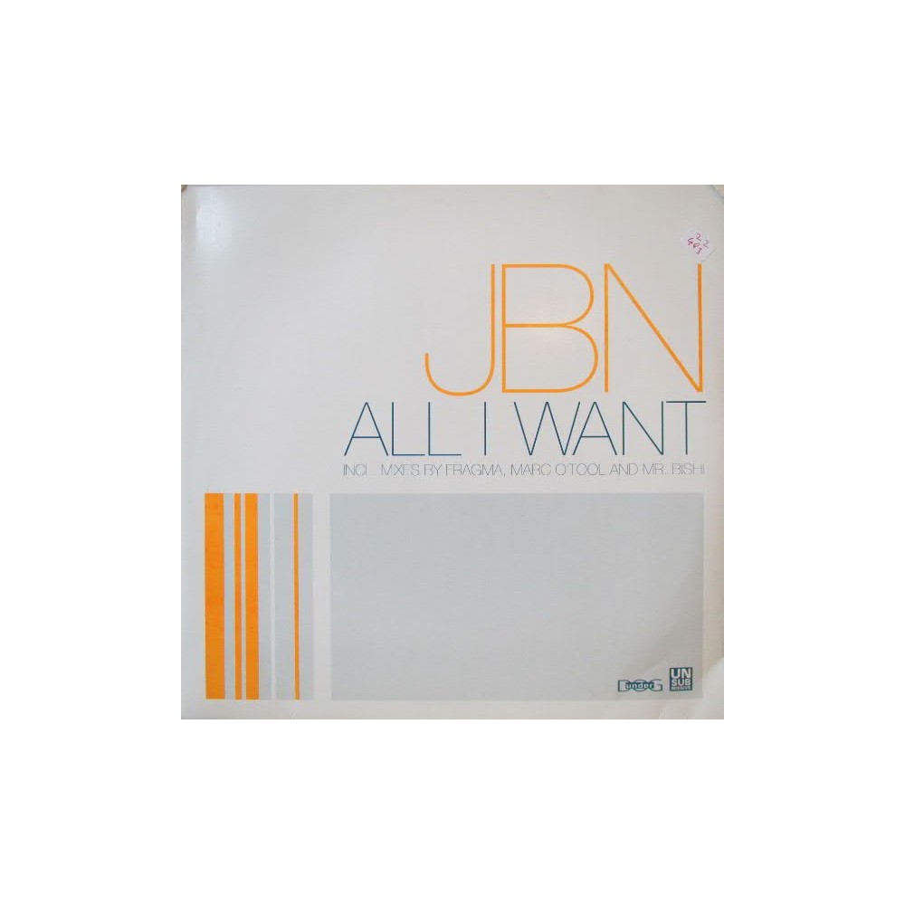  JBN ‎– All I Want (BLANCO Y NEGRO)