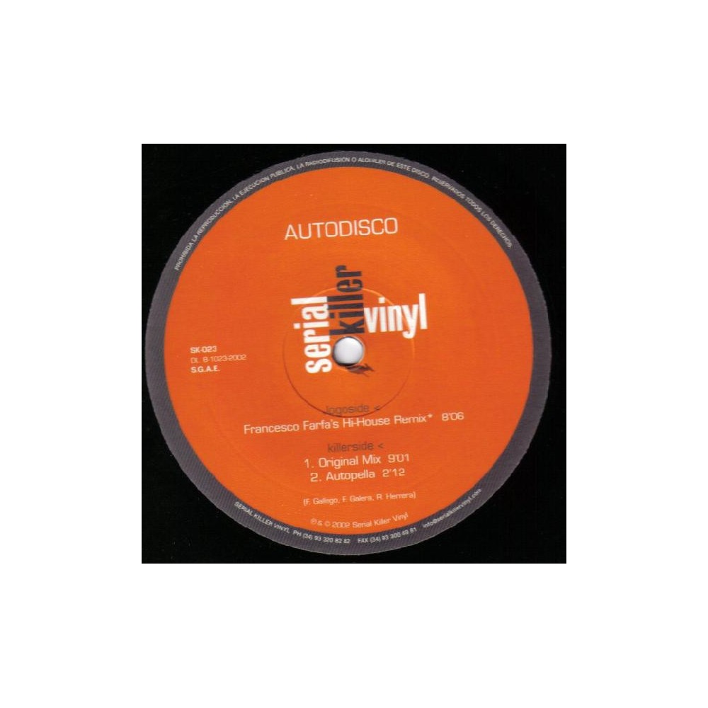  Autodisco ‎– Autodisco 