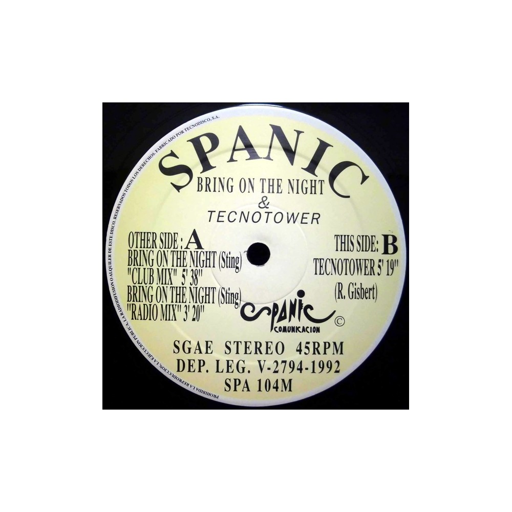 Spanic - Bring On The Night