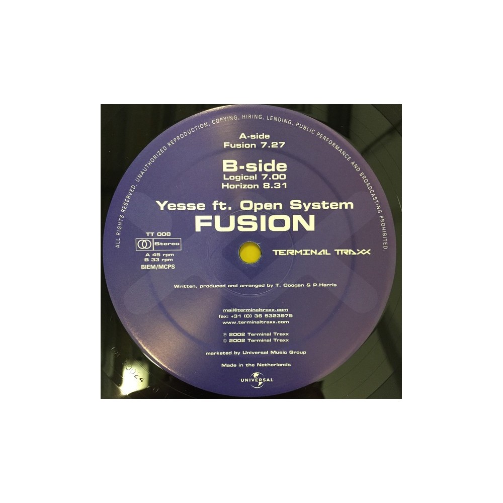 Yesse Ft. Open System  ‎– Fusion