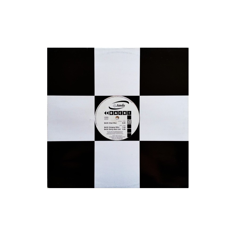 DJ Tandu ‎– Back