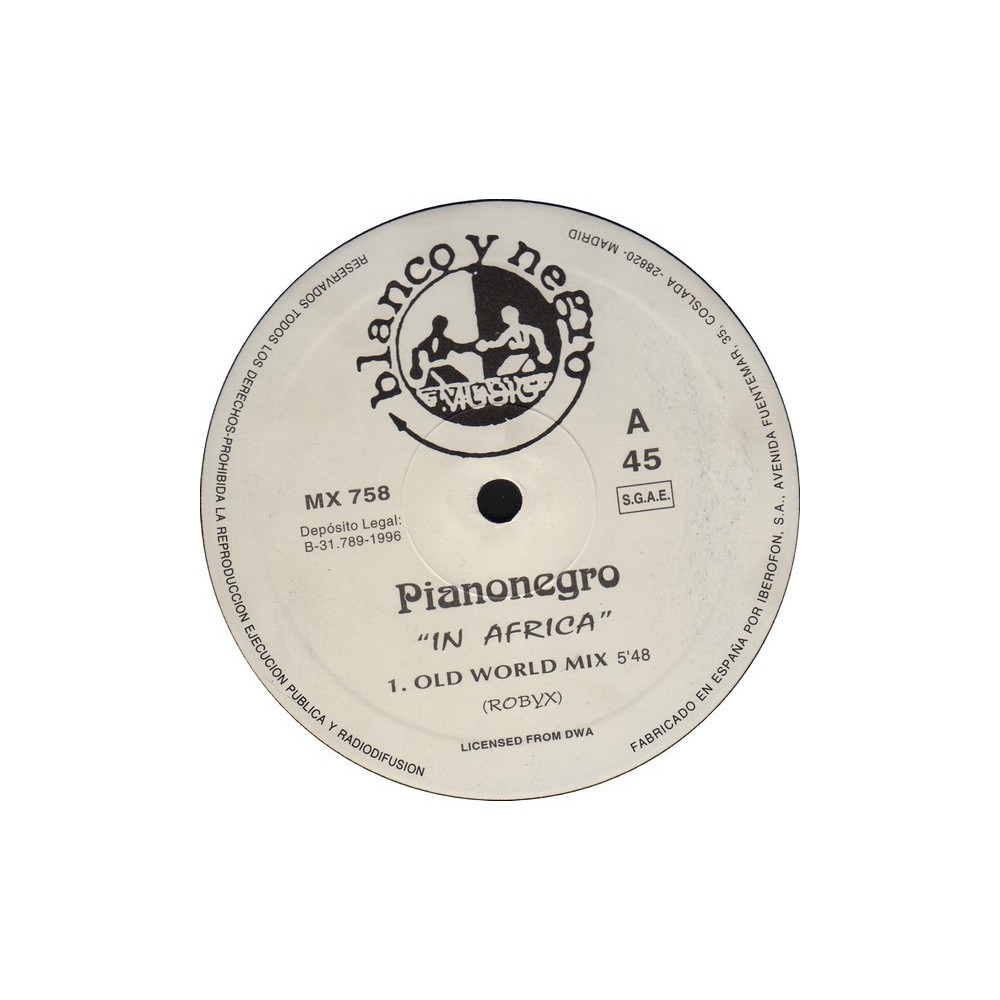 Pianonegro ‎– In Africa 