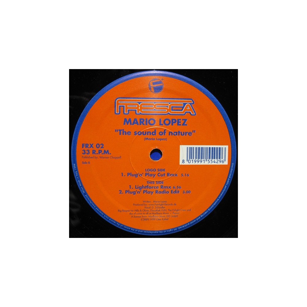 Mario Lopez ‎– The Sound Of Nature