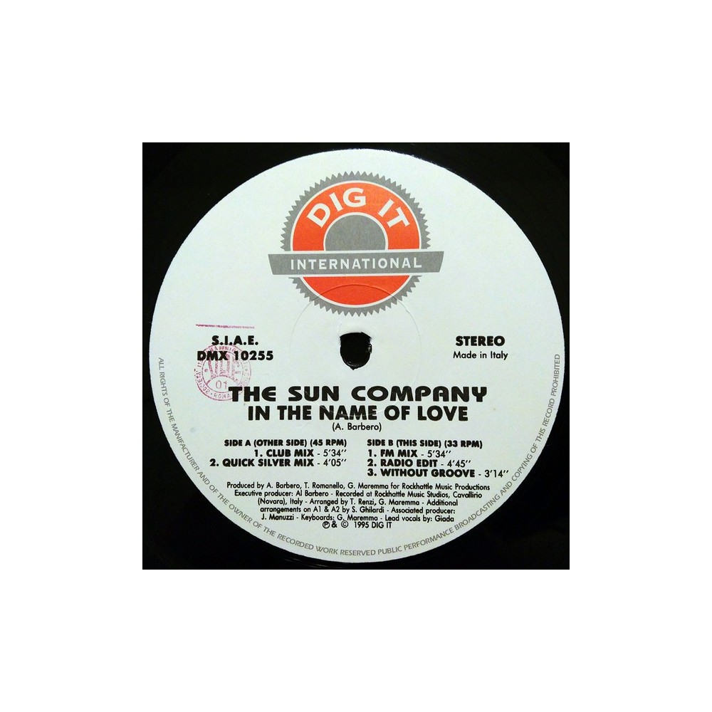 The Sun Company – In The Name Of Love (NUEVECITO¡¡)