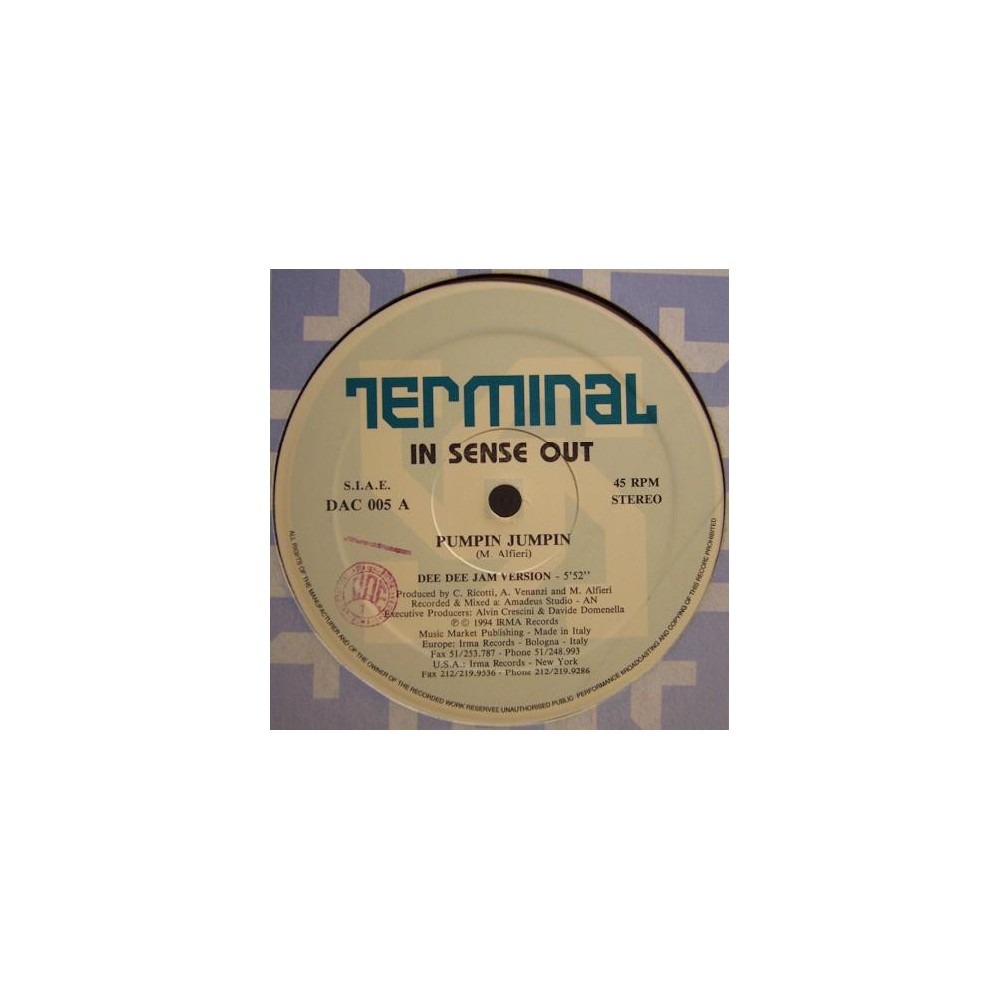 In Sense Out ‎– Pumpin Jumpin 