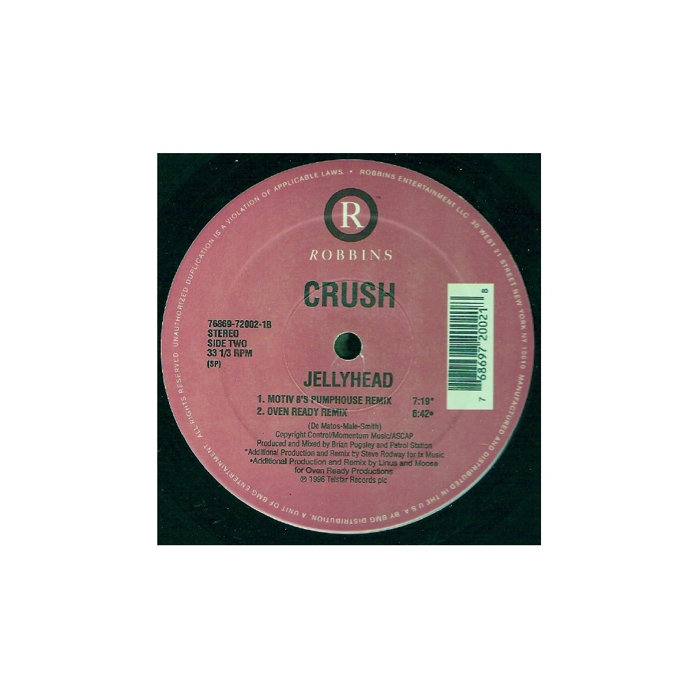 Crush - Jellyhead (COPIA IMPORT¡¡¡  TEMAZO RADICAL¡¡)