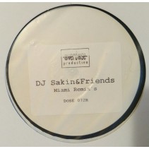 DJ Sakin + Friends – Miami - The Remixes (TEST PRESSING)
