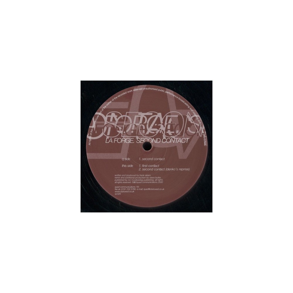 La Forge ‎– First Contact / Second Contact 